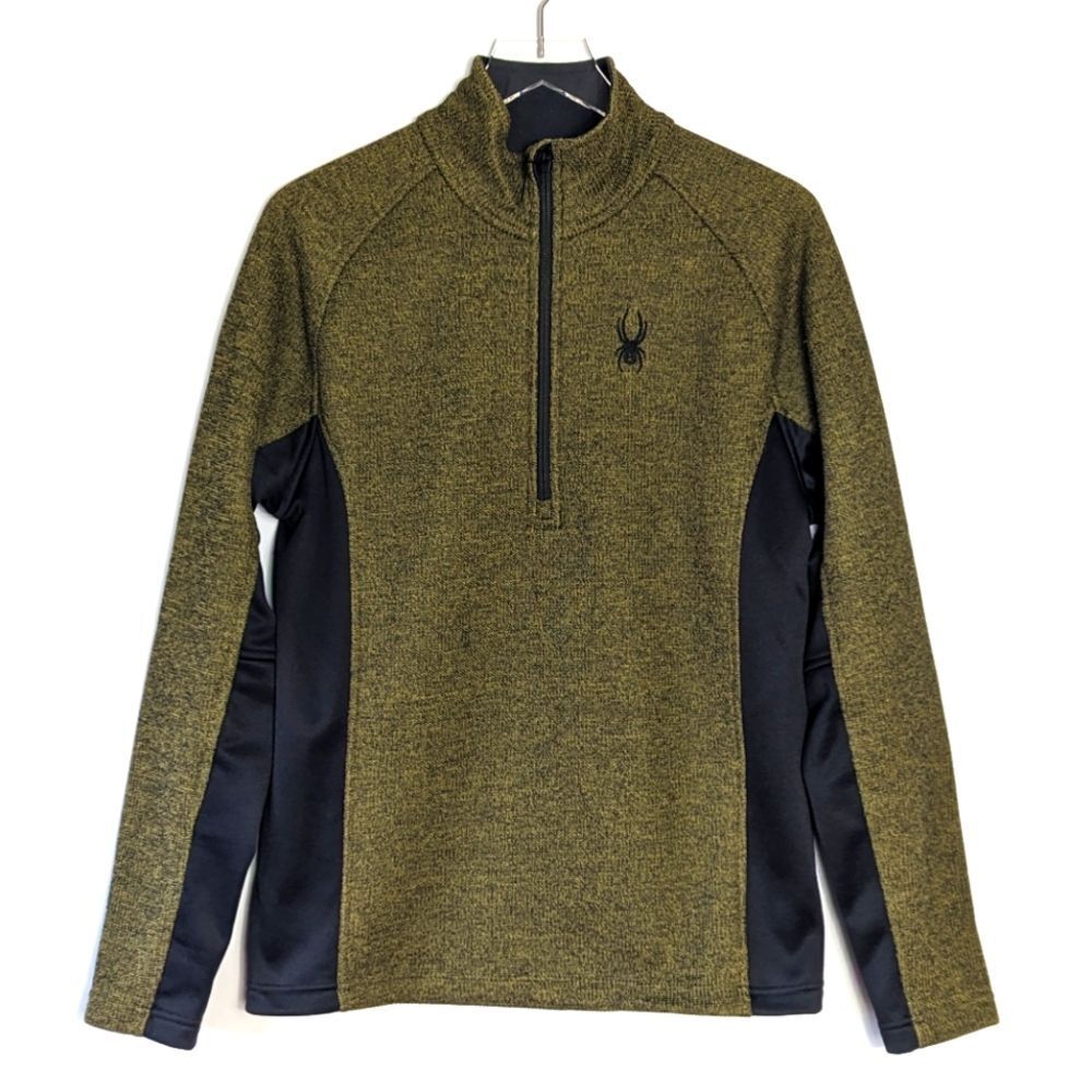Spyder Outbound Fleece Sweater Men's Medium Green and Black